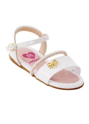 Sandália Molekinha (Branca) Oem Sintético - MOLEKINHA
