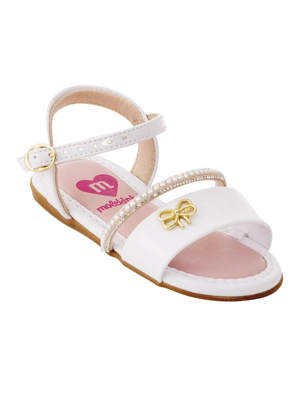 Molekinha - Sandália Molekinha Branca Oem Sintético