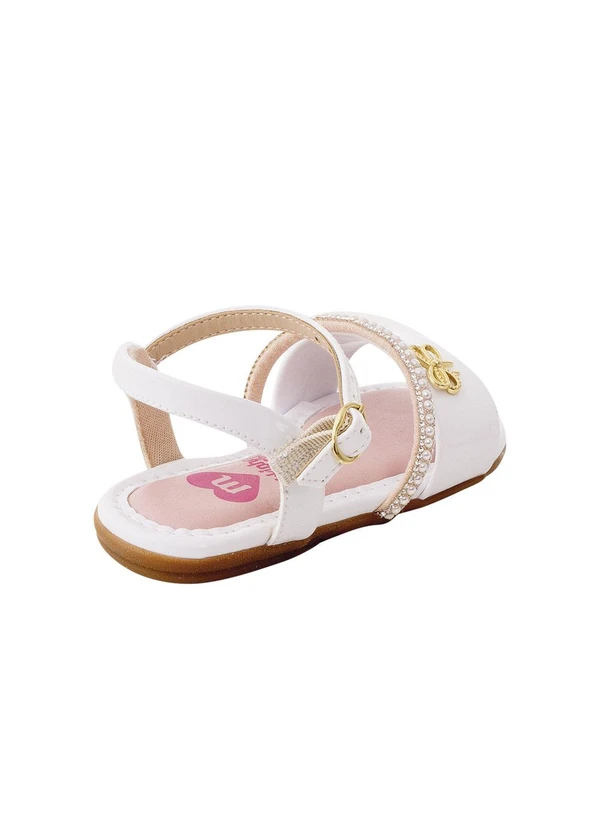 Molekinha - Sandália Molekinha Branca Oem Sintético 3