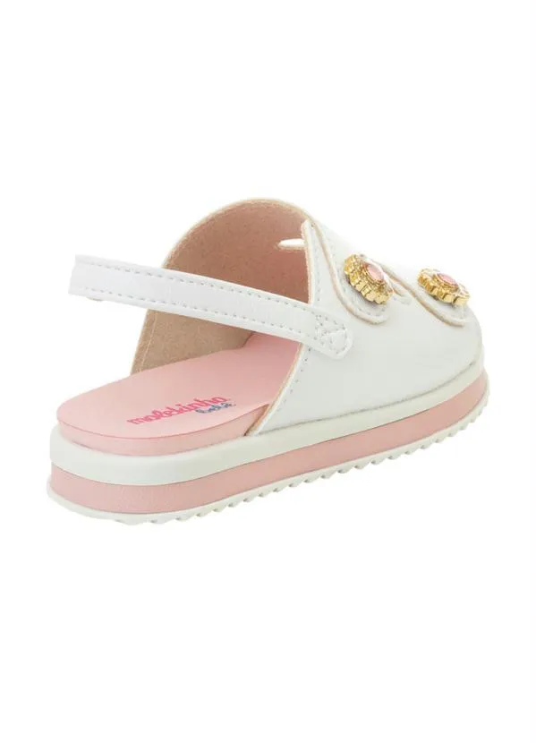 Molekinha - Sandália Molekinha Branco em Sintético 2