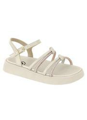 Sandlia Molekinha Branco Off