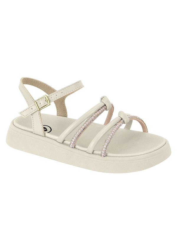 Molekinha - Sandália Molekinha Branco Off