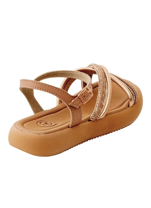 Molekinha - Sandália Molekinha Nude em Sintético 3