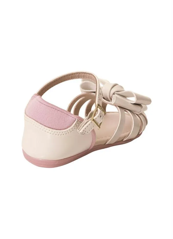 Molekinha - Sandália Molekinha Off White em Verniz 3