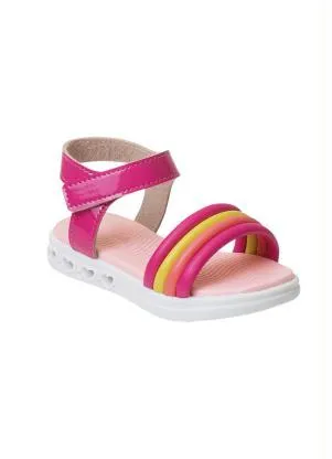 Sandália Molekinha (Pink) com Luzinha - MOLEKINHA