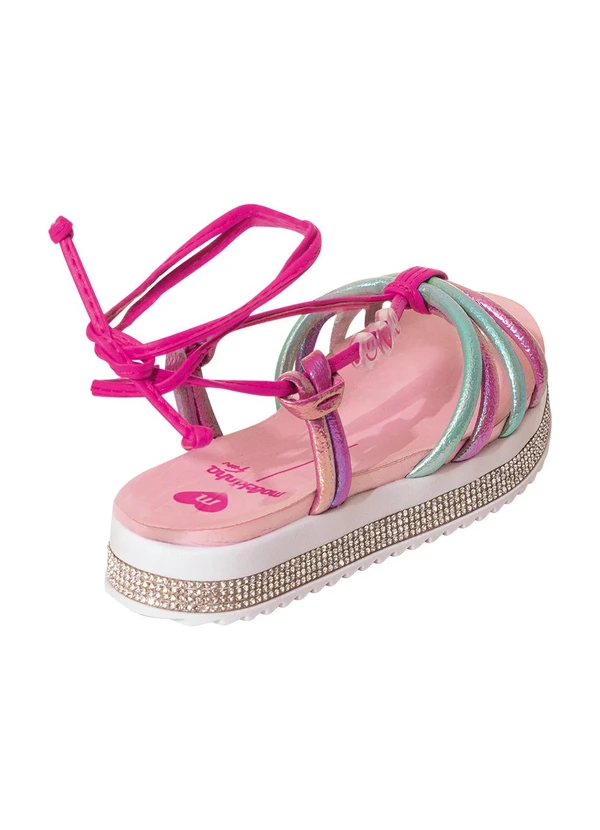 Molekinha - Sandália Molekinha Pink em Sintético 2