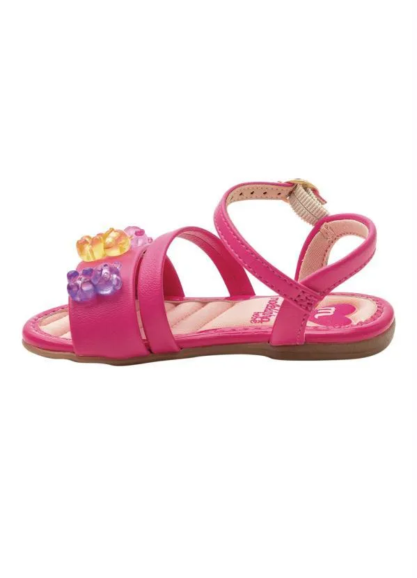 Molekinha - Sandália Molekinha Pink em Verniz 3