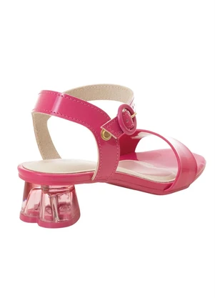 Sandália Molekinha (Pink) em Verniz - MOLEKINHA