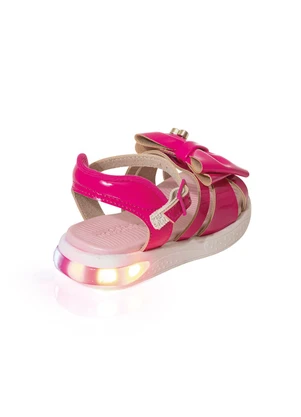 Sandália Molekinha (Pink) em Verniz - MOLEKINHA