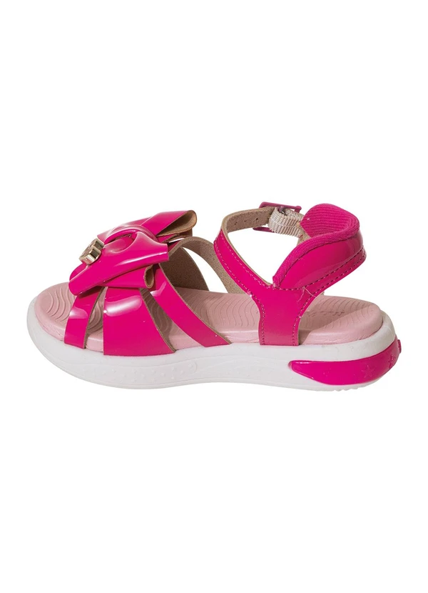 Molekinha - Sandália Molekinha Pink em Verniz 3