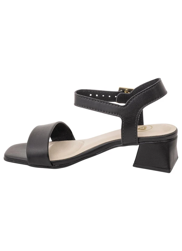 Molekinha - Sandália Molekinha Preta com Salto 2