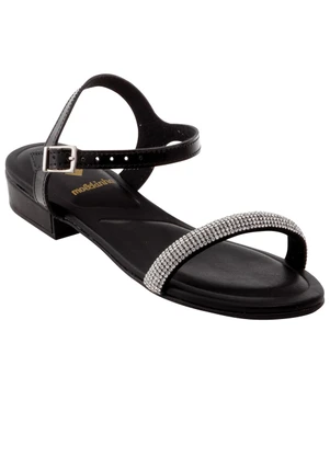 Sandália Molekinha (Preta) em Sintético - MOLEKINHA