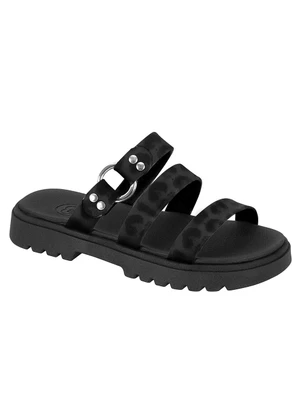 Sandália Molekinha (Preta) em Sintético - MOLEKINHA