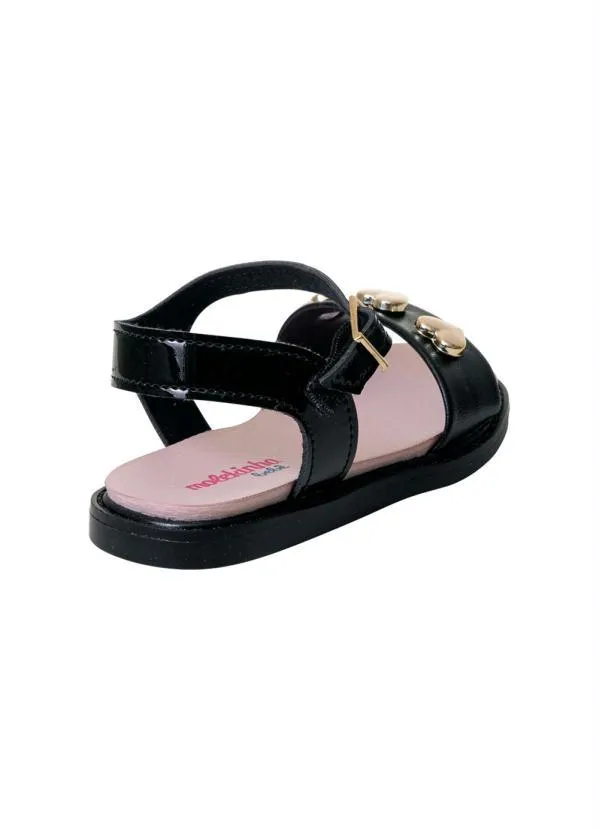 Molekinha - Sandália Molekinha Preta em Sisntético 2