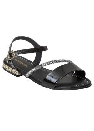 Sandália Molekinha (Preto) em Sintético - MOLEKINHA