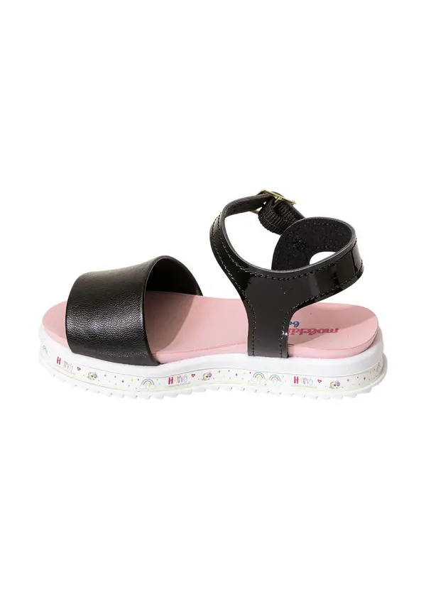 Molekinha - Sandália Molekinha Preto em Sintético 3