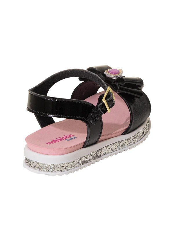 Molekinha - Sandália Molekinha Preto em Sintético 2