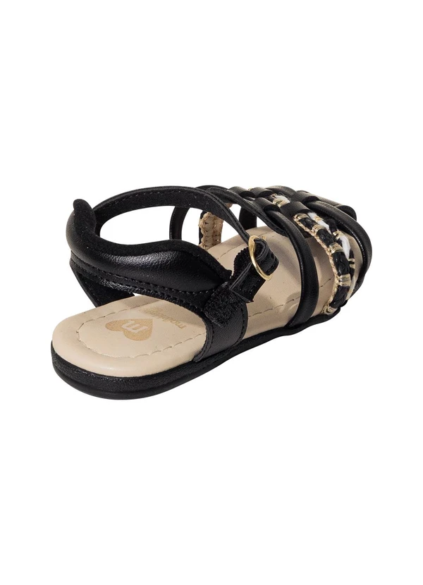 Molekinha - Sandália Molekinha Preto em Sintético 2