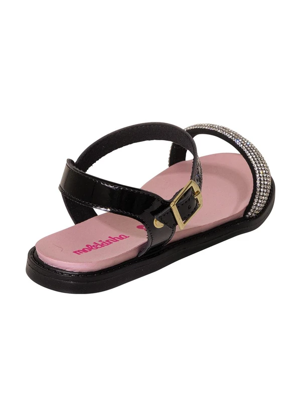 Molekinha - Sandália Molekinha Preto em Sintético 2