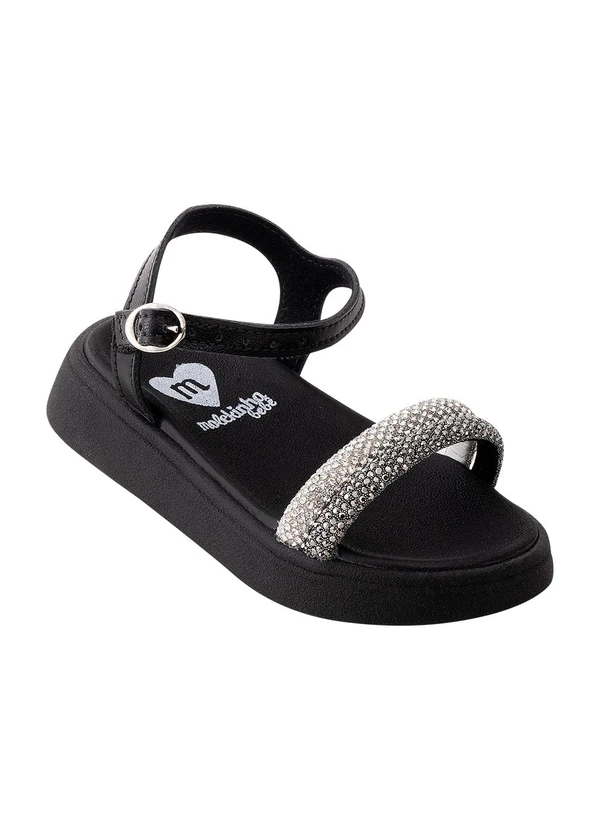 Molekinha - Sandália Molekinha Preto em Sintético