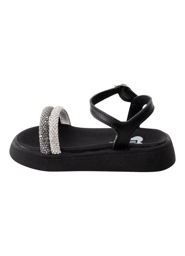 Molekinha - Sandália Molekinha Preto em Sintético 3