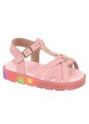 Sandlia Molekinha Rosa com Led