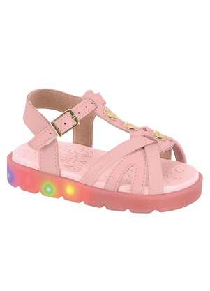 Sandália Molekinha (Rosa) com Led - MOLEKINHA