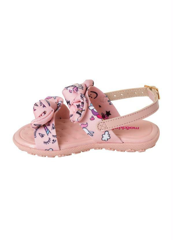 Molekinha - Sandália Molekinha Rosa com Palmilha Confort 3