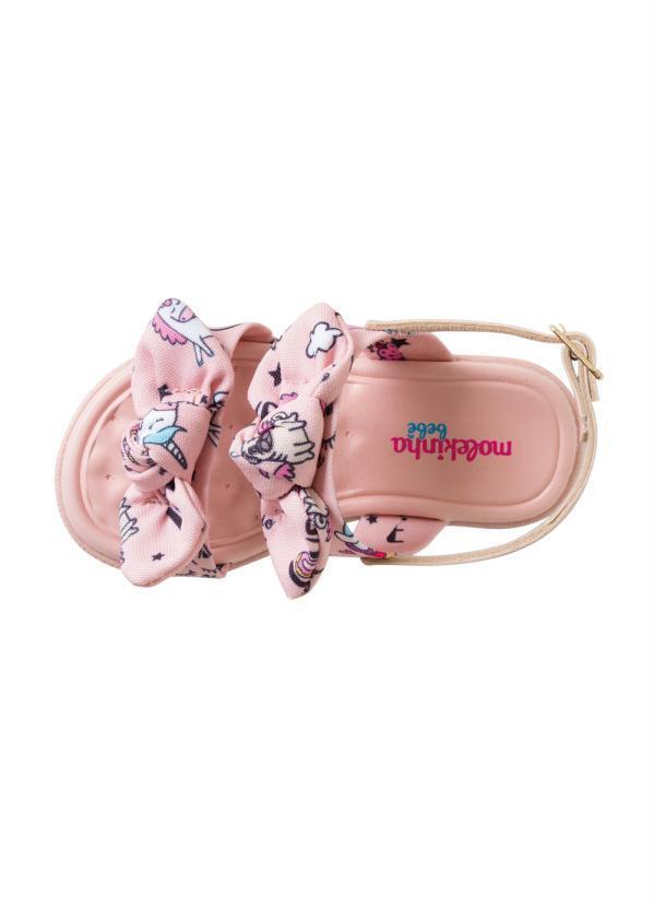 Molekinha - Sandália Molekinha Rosa com Palmilha Confort 4
