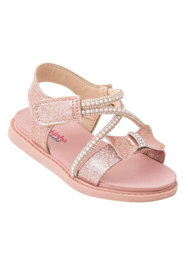 Molekinha - Sandália Molekinha Rosa com Palmilha Confort