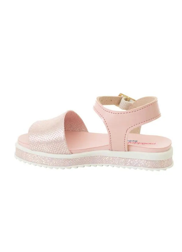 Molekinha - Sandália Molekinha Rosa em Camurça 2