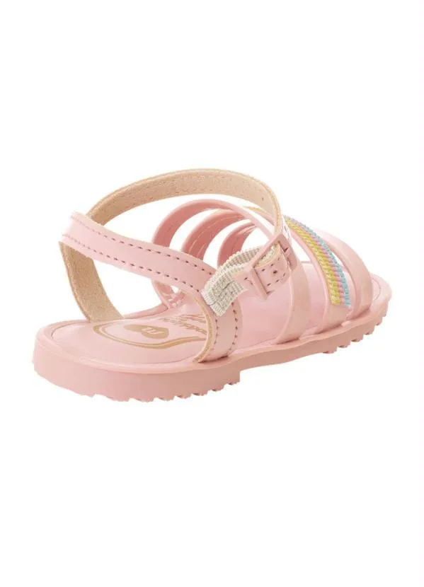 Molekinha - Sandália Molekinha Rosa em Sintético 2