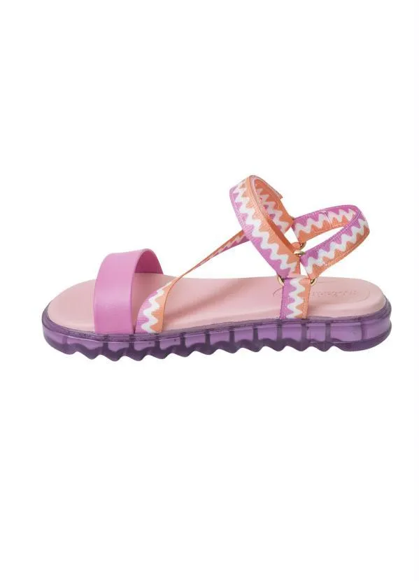 Molekinha - Sandália Molekinha Rosa em Sintético 3