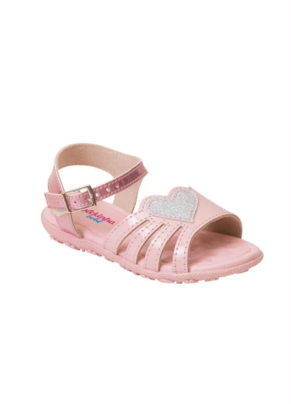 Molekinha - Sandália Molekinha Rosa em Verniz