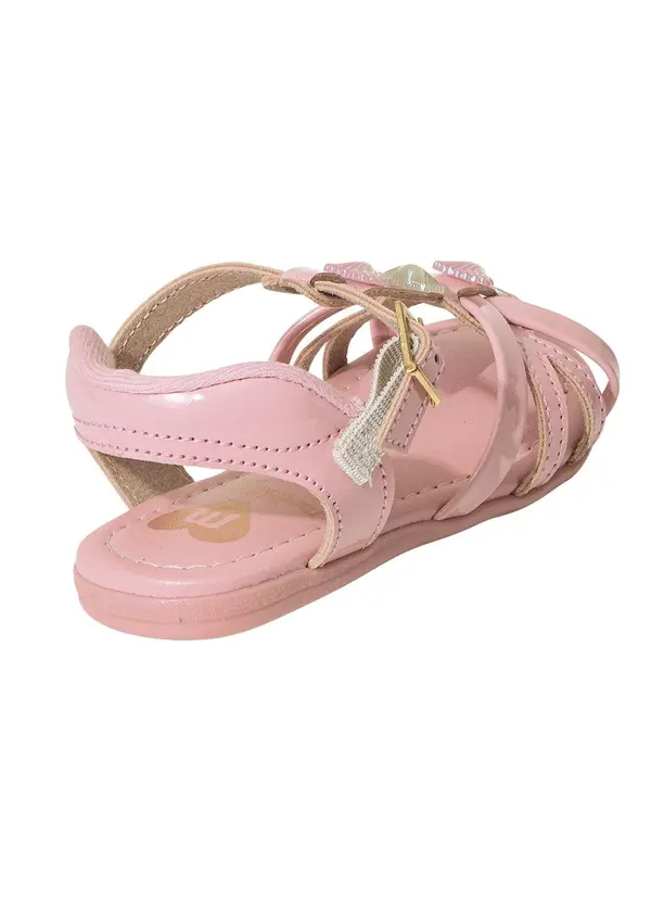 Molekinha - Sandália Molekinha Rosa em Verniz 2