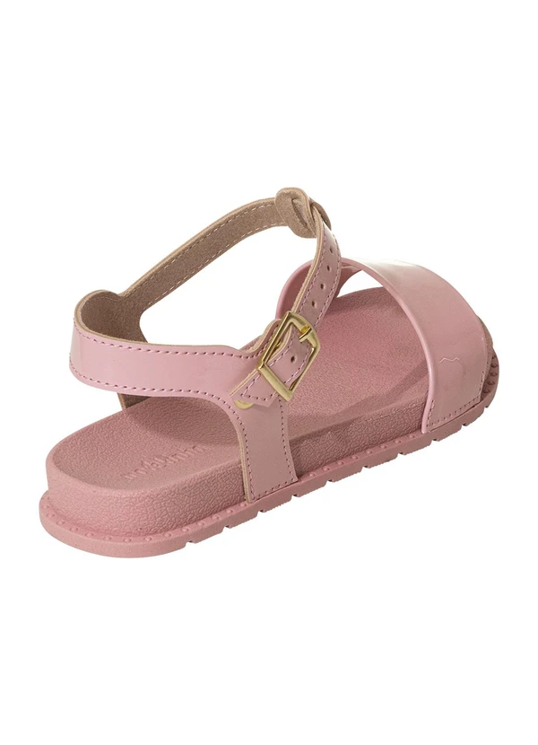 Molekinha - Sandália Molekinha Rosa em Verniz 2