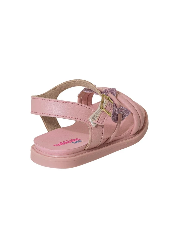 Molekinha - Sandália Molekinha Rose em Sintético 2