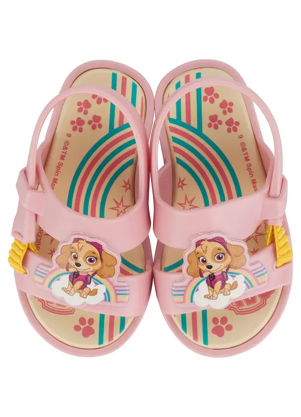Grendene Kids - Sandália Patrulha Canina Happy Dog Rosa 2