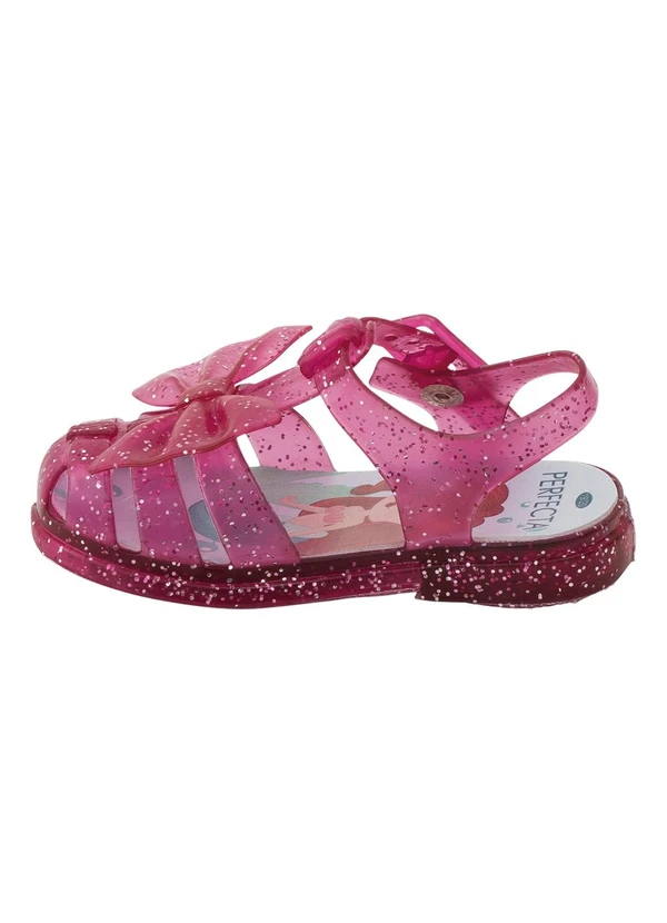 Perfecta - Sandália Pink Glitter em Pvc 3