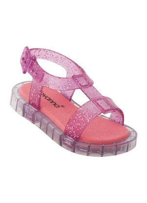 Perfecta - Sandália Rosa Glitter em Pvc - PERFECTA