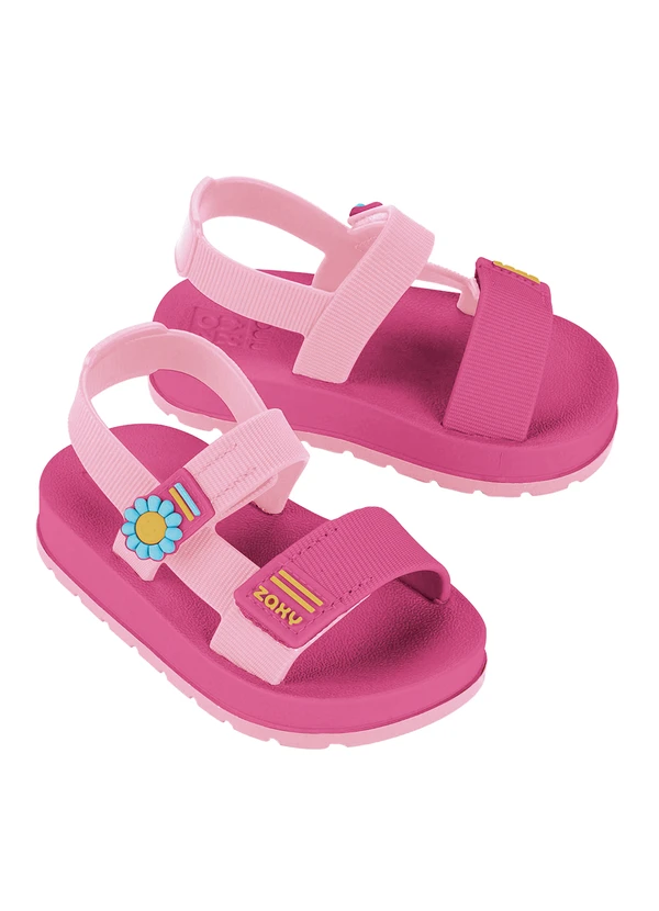 Grendene Kids - Sandália Zaxinina Confete Pink 2