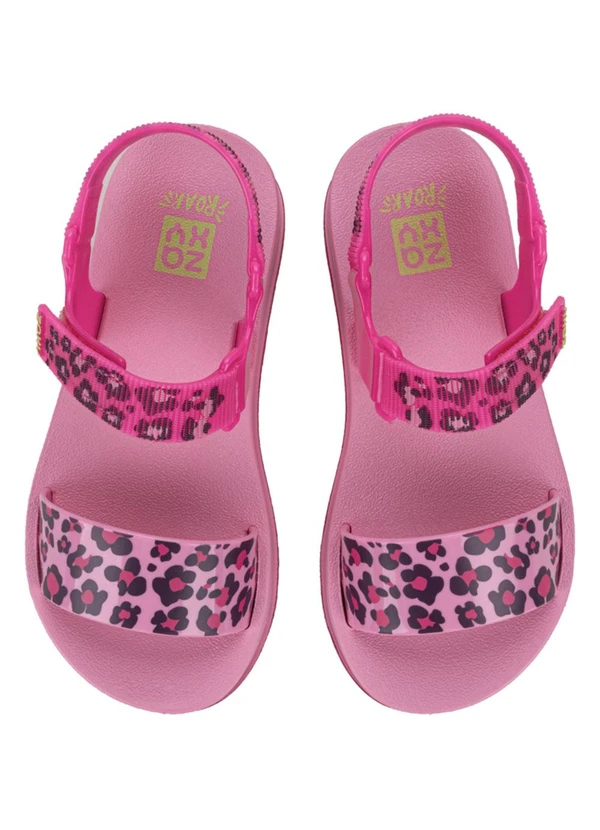 Grendene Kids - Sandália Zaxy Way Print Rosa 2