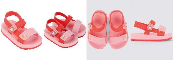 Sandlia Zaxynina Confete Baby Vermelho