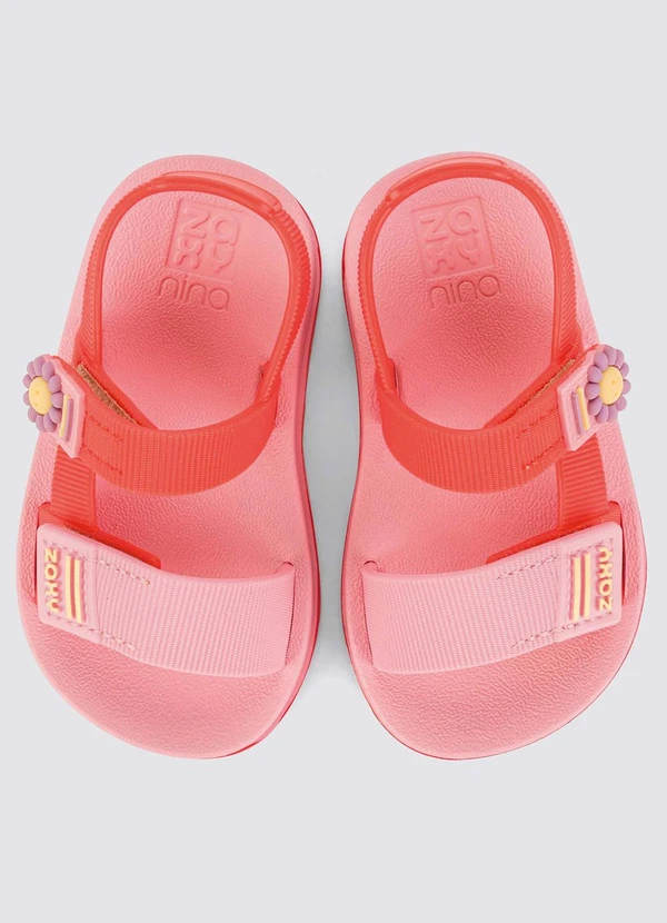 Grendene Kids - Sandália Zaxynina Confete Baby Vermelho 3