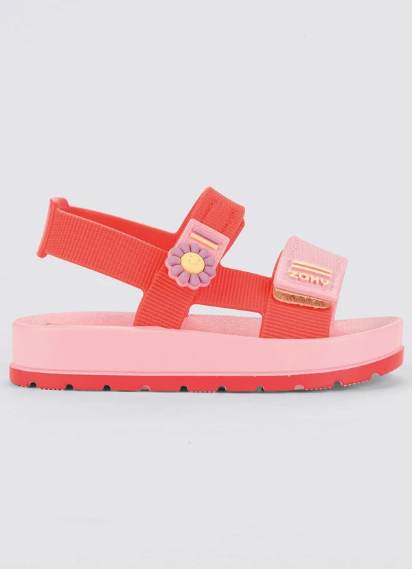 Grendene Kids - Sandália Zaxynina Confete Baby Vermelho 4