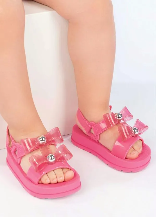 Grendene Kids - Sandália Zaxynina Lacinhos Rosa 5