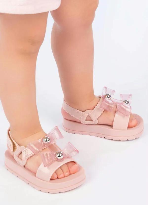 Grendene Kids - Sandália Zaxynina Lacinhos Rose 4