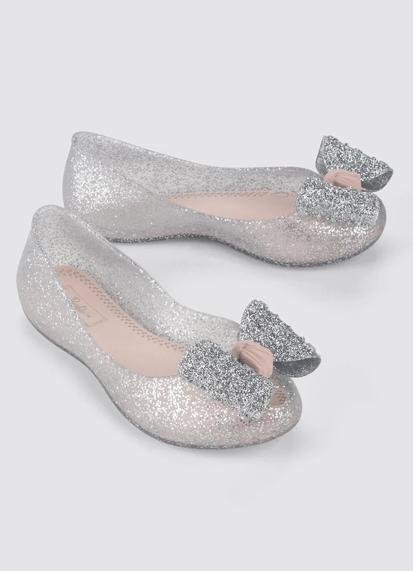 Grendene Kids - Sapatilha Barbie Jelly Prata