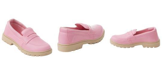 Mocassim Infantil Rosa em Verniz