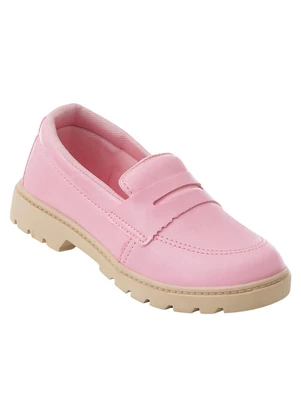 Perfecta - Mocassim Infantil Rosa em Verniz - PERFECTA